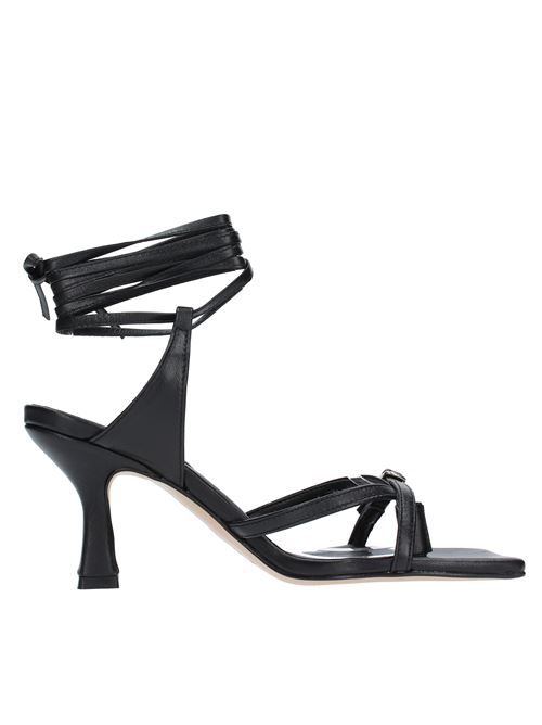 Nappa leather sandals GISEL MOIRE | BANGKOKNERO